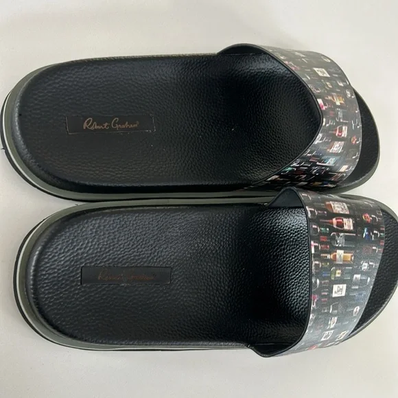 Robert Graham SHIRAZ Wine Bottle Slide Sandals Slip On Size 12 - Picture 4 of 16